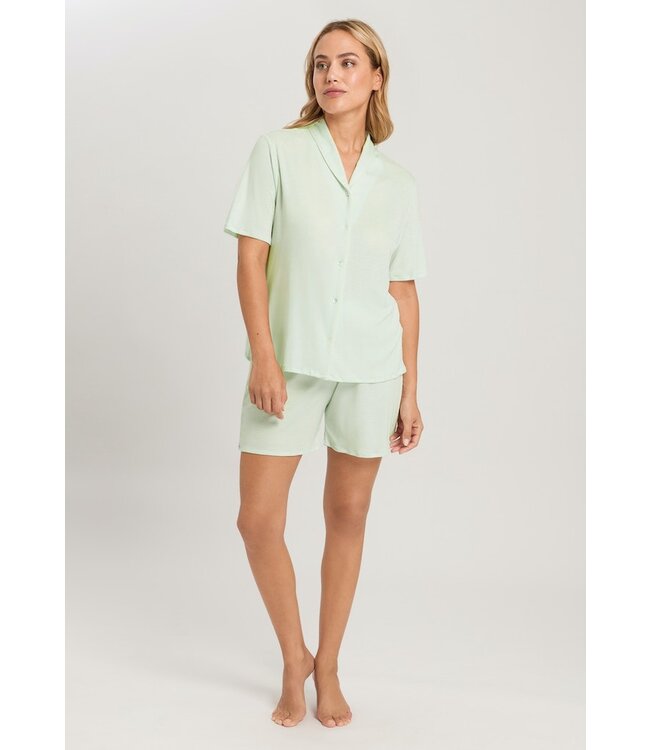 Hanro Natural Comfort  Short Pajama Green Tea (077977)