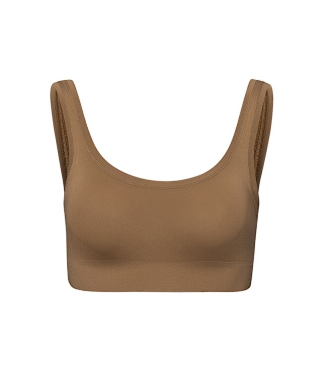 Hanro Touch Feeling Crop Top Walnut (071810)