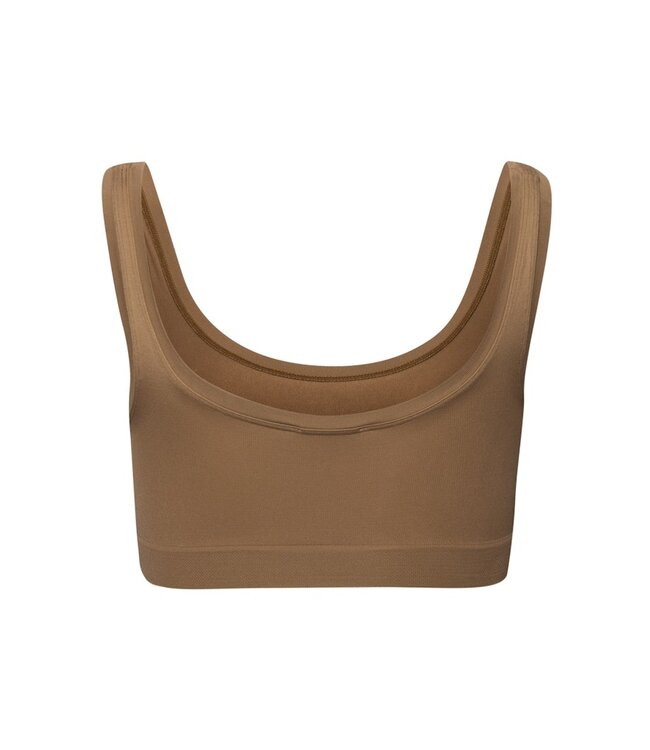 Hanro Touch Feeling Crop Top Walnut (071810)