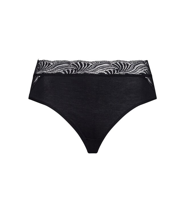 Hanro Cotton Delight Midi Brief Black (071835)