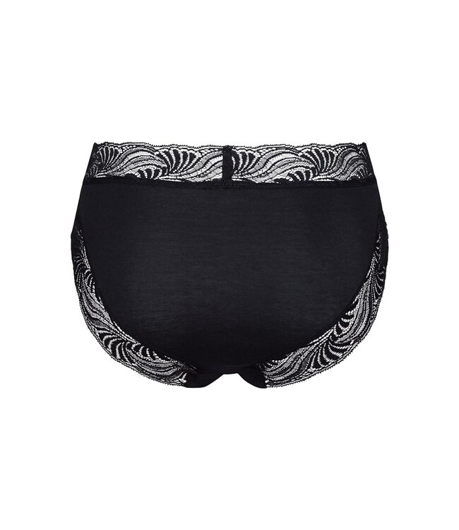 Hanro Cotton Delight Midi Brief Black (071835)