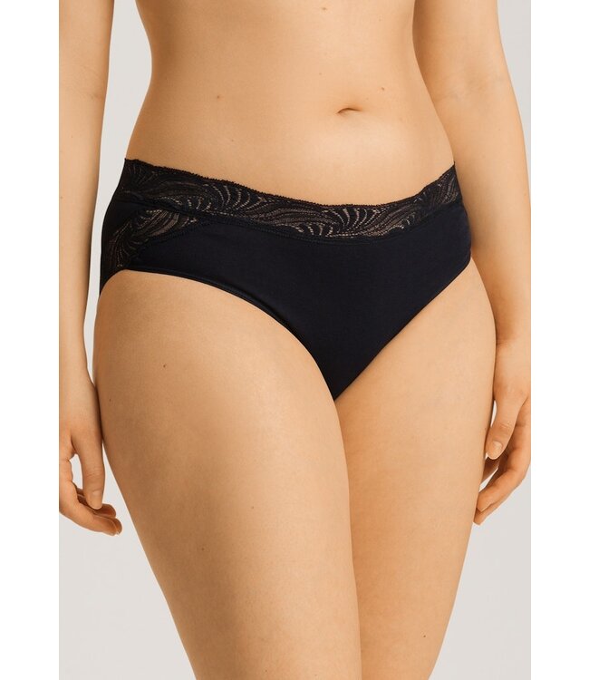 Hanro Cotton Delight Midi Brief Black (071835)