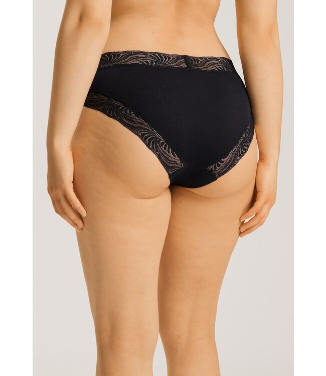 Hanro Cotton Delight Midi Brief Black (071835)