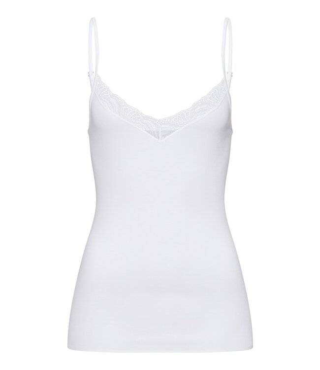 Hanro Cotton Delight Spaghetti Top White (071836)