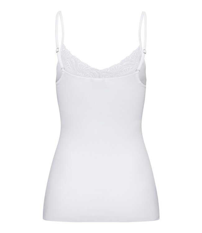 Hanro Cotton Delight Spaghetti Top White (071836)