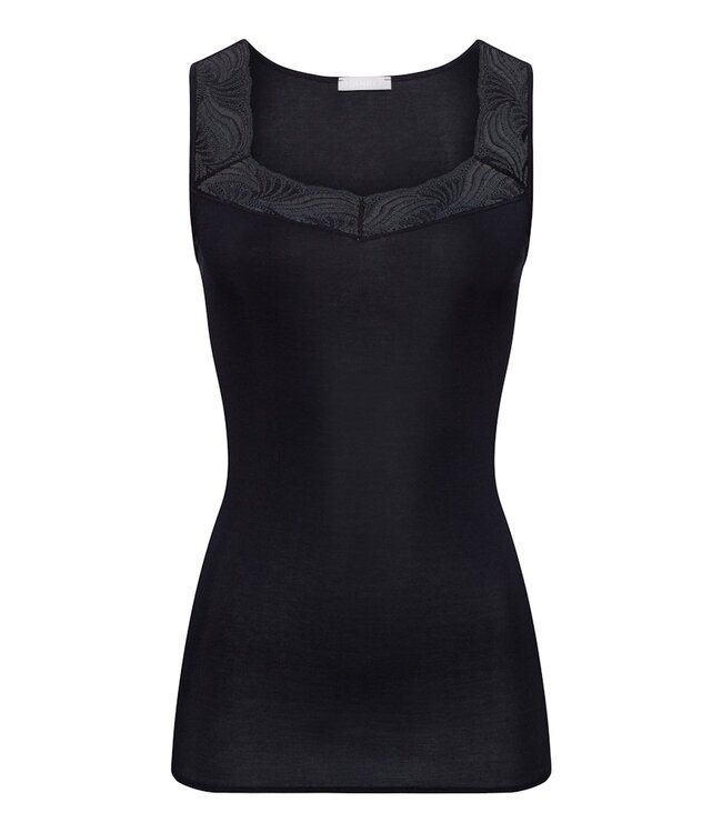 Hanro Cotton Delight Top Black (071837)