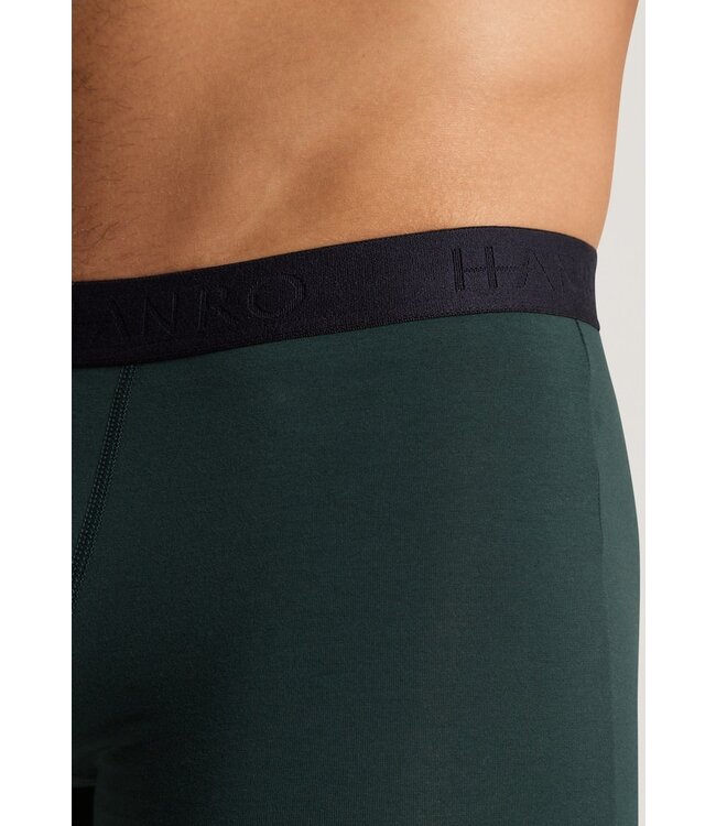 Hanro Cotton Essentials Pants 2-Pack Laurel/Black (073078)