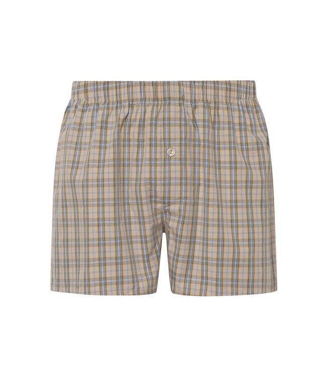 Hanro Fancy Woven Boxer Amber Check (074013)