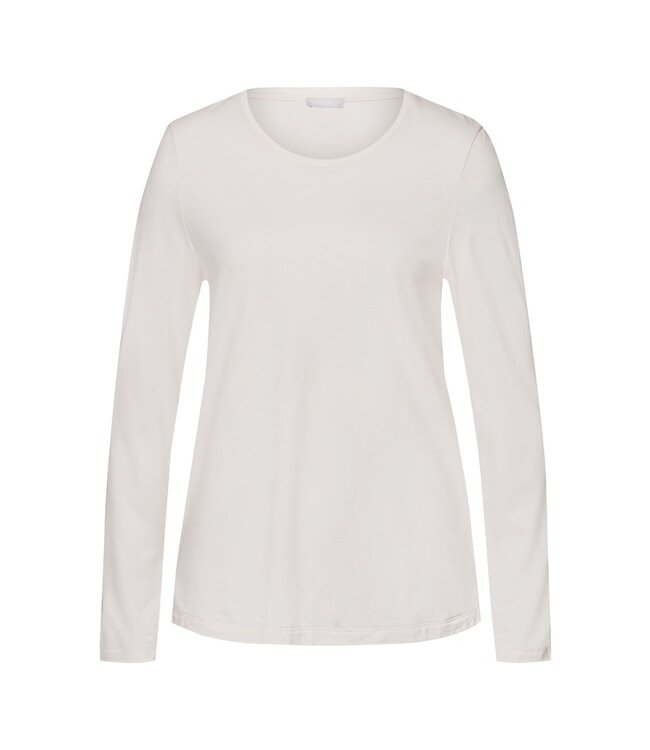Hanro Sleep & Lounge Long Sleeve Shirt Rose Cream (074844)
