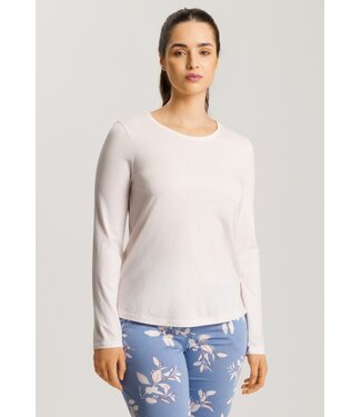 Hanro Sleep & Lounge Long Sleeve Shirt Rose Cream (SALE)