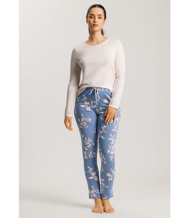 Hanro Sleep & Lounge Long Sleeve Shirt Rose Cream (074844)