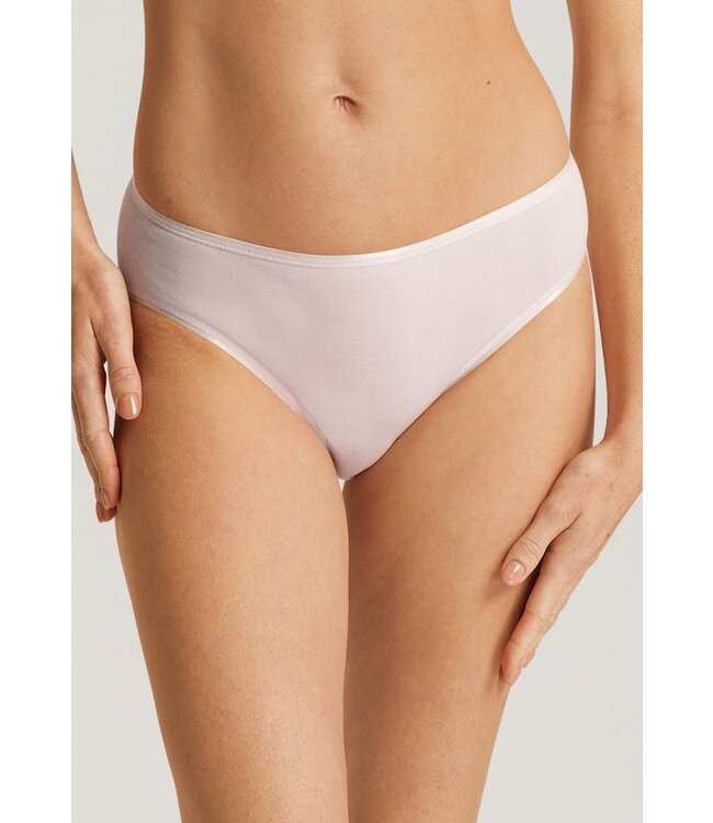 Hanro Cotton Seamless Midi Brief Honeydew
