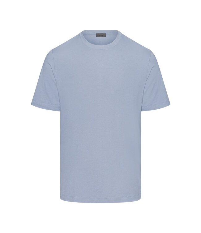 Hanro Living Short Sleeve Shirt Blue Dye (075050)