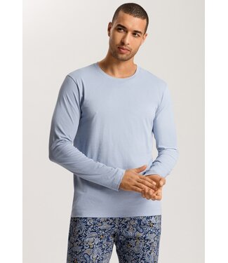 Hanro Living Shirts Long Sleeve Blue Dye (SALE)