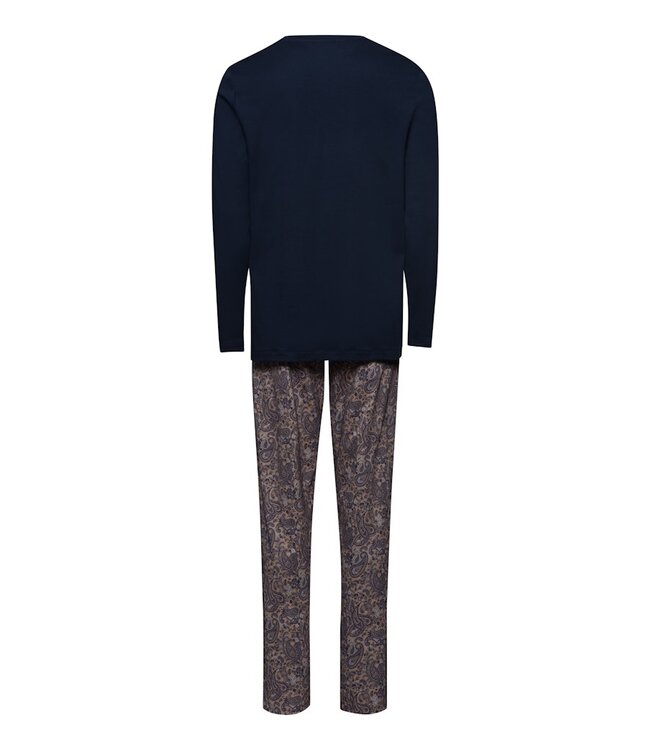 Hanro Night & Day Long Sleeve Pajama Sandy Paisley (075111)
