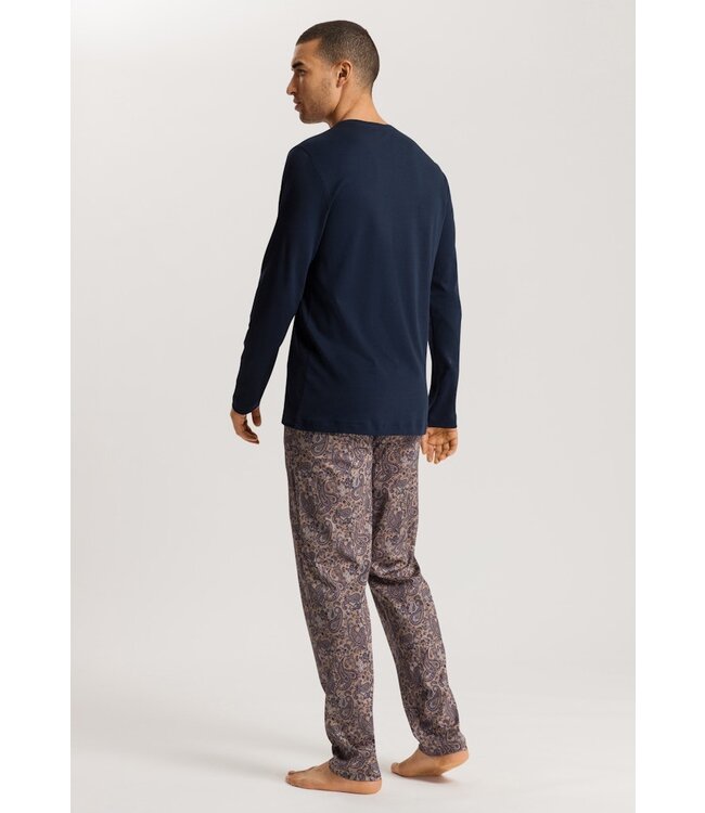 Hanro Night & Day Long Sleeve Pajama Sandy Paisley (075111)