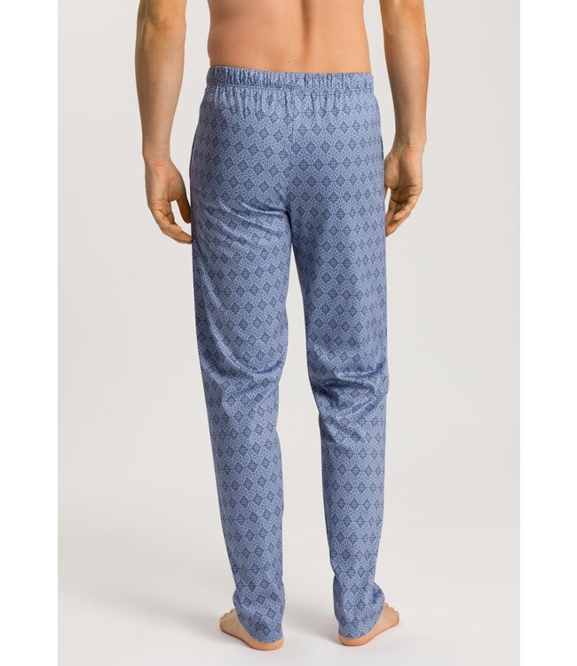 Hanro Night & Day Long Pants Blue Mosaic (075216)