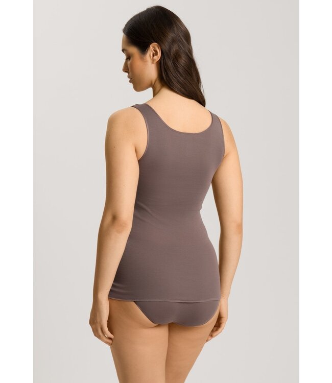Hanro Cotton Seamless Tank Top Stonewash (071604)