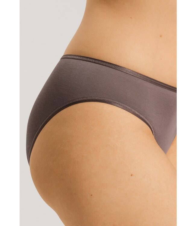 Hanro Cotton Seamless Midi Brief Stonewash (071626)