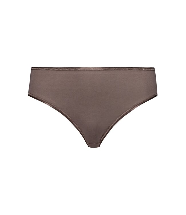 Hanro Cotton Seamless Midi Brief Stonewash (071626)
