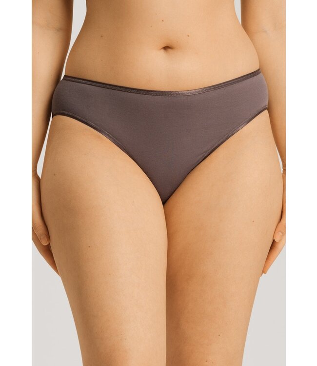 Hanro Cotton Seamless Midi Brief Stonewash (071626)