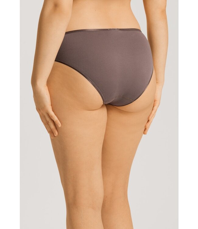 Hanro Cotton Seamless Midi Brief Stonewash (071626)