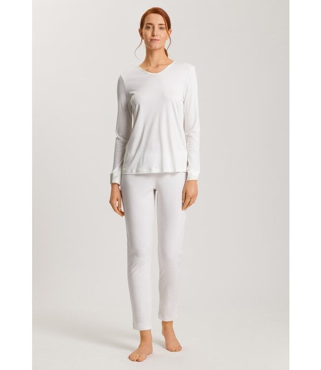 Hanro Virginia  Long Sleeve Pajama Off White (NEW TREND)