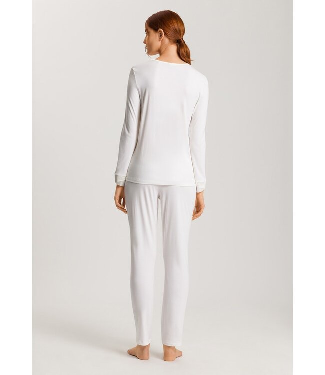 Hanro Virginia  Long Sleeve Pajama Off White (074876)