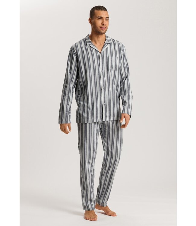 Hanro Cozy Comfort Pajama Moonlight Stripe
