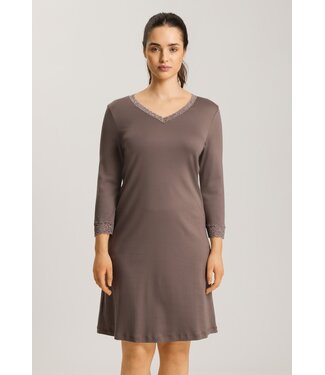 Hanro Moments 3/4 Sleeve Nightdress Stonewash (SALE)