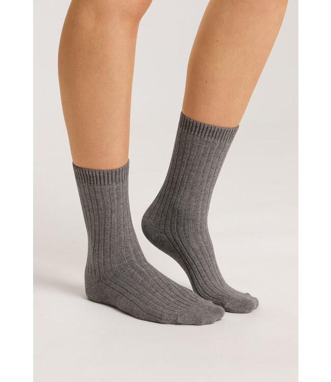 Hanro Socks Magma Grey (078551)