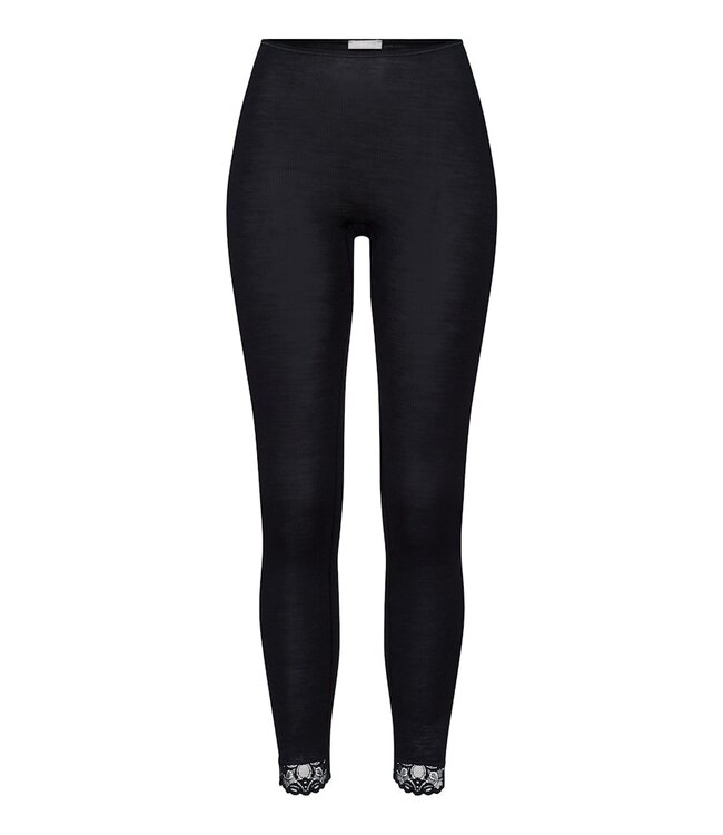 Hanro Woolen Lace Legging Black (070910)