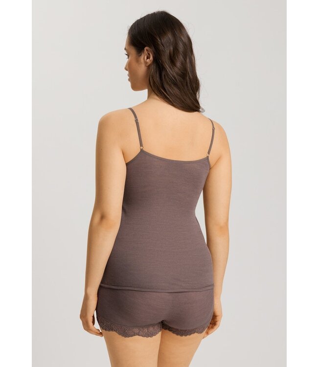 Hanro Woolen Lace Spaghetti Top Stonewash (070911)