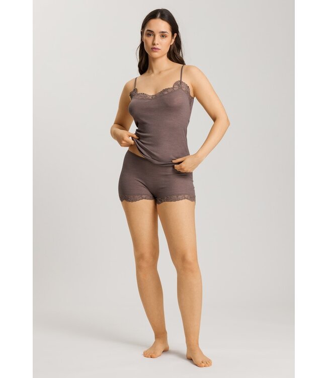 Hanro Woolen Lace Spaghetti Top Stonewash (070911)