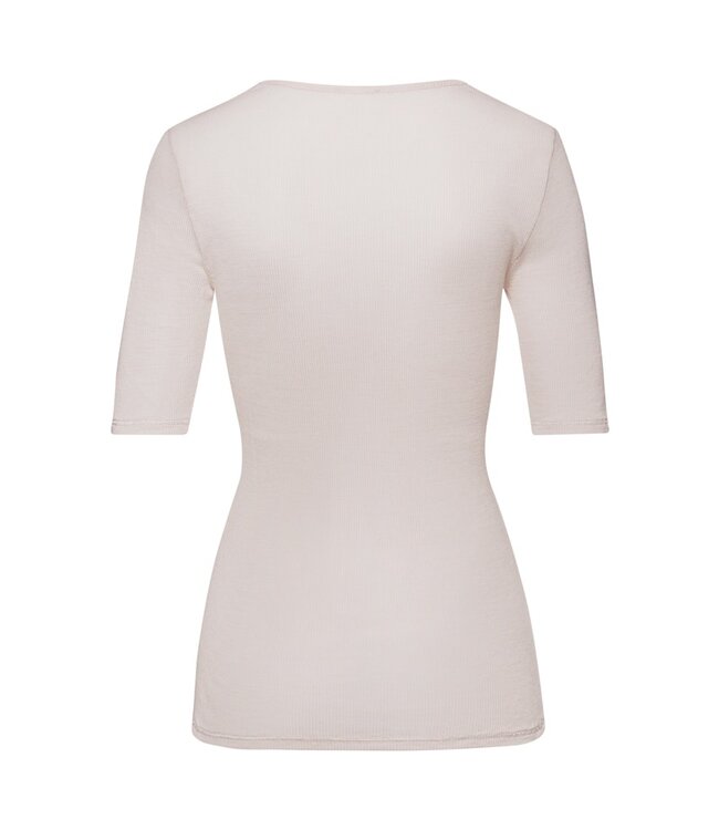 Hanro Woolen Lace Shirt Pumice (070913)