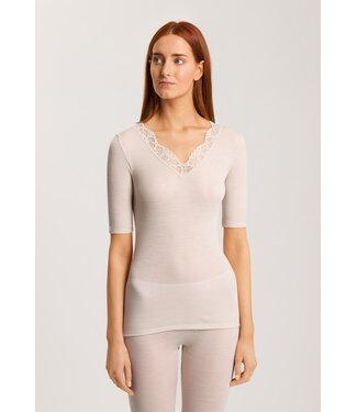 Hanro Woolen Lace Shirt Pumice (SALE)