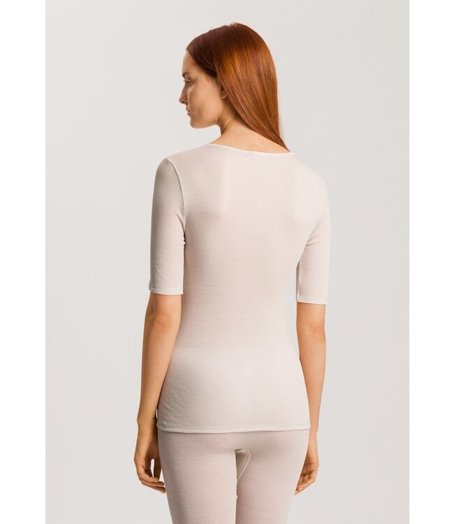 Hanro Woolen Lace Shirt Pumice (070913)