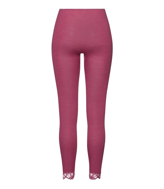 Hanro Woolen Lace Legging Rose Wine (070910)