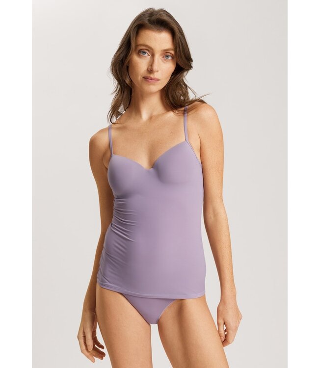 Hanro Allure Padded Bra Camisole Dried Hortensia