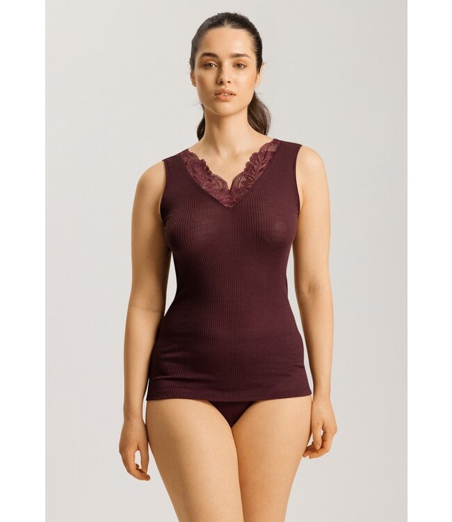 Hanro Maria Tank Top Deep Maroon (NEW TREND)