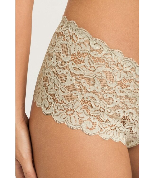 Hanro Moments Maxi Brief Moss Green (071447)