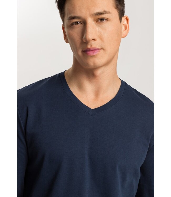 Hanro Night & Day Long Pajama Pin Patternwork Light (075462)