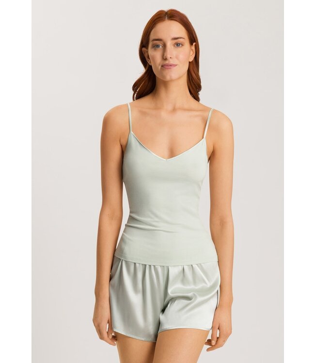 Hanro Marlene Spaghetti Top White Sage (070885)