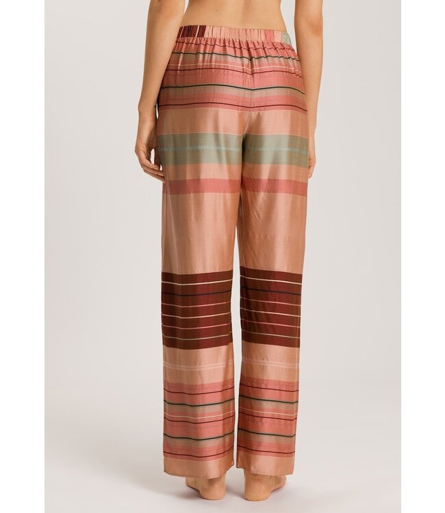 Hanro Hannah Long Pants Earth Tanned Stripe (074859)