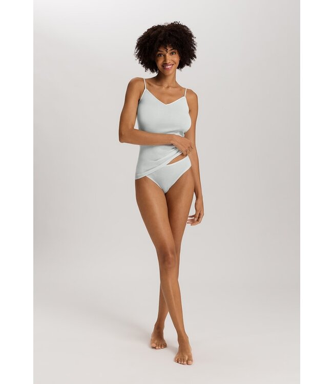 Hanro Cotton Seamless Spaghetti Top Vapor (071601)