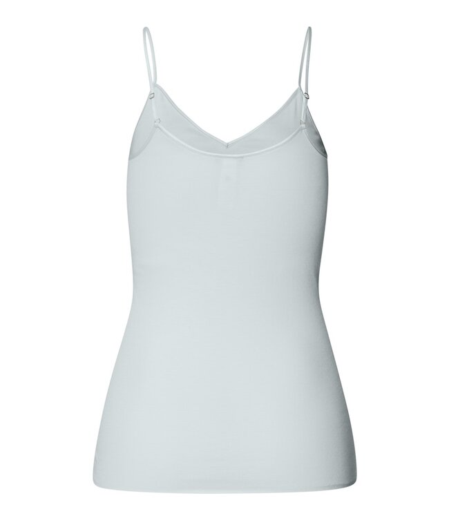 Hanro Cotton Seamless Spaghetti Top Vapor (071601)