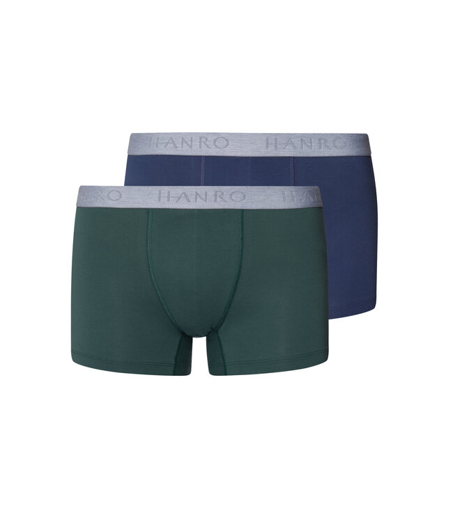 Hanro Cotton Essentials Pants 2-Pack Herbal Tea/Vintage Indigo (073078)