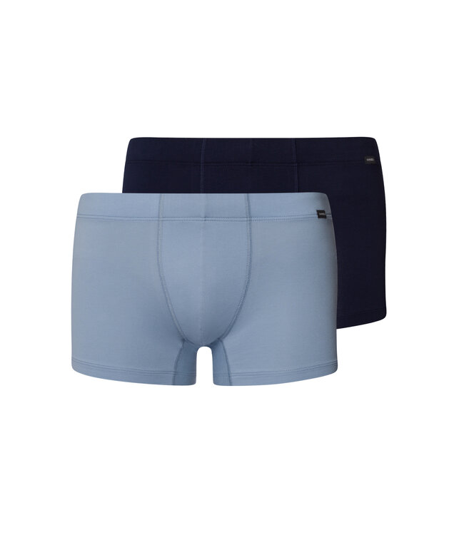 Hanro Cotton Essentials Pants 2-Pack Deep Navy/Sea Breeze (073079)