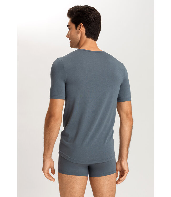 Hanro Natural Function Shirt V-Neck Black Clay (073185)