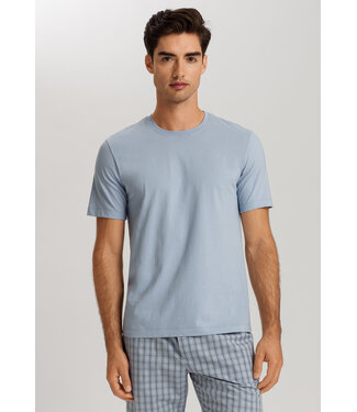 Hanro Living Short Sleeve Shirt Sea Breeze